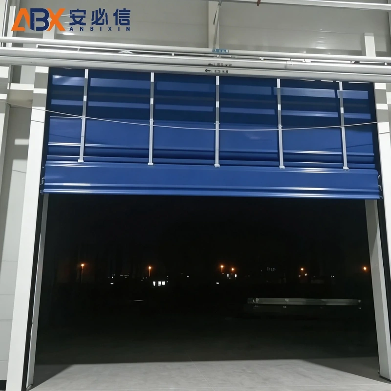 广安市软帘堆积门